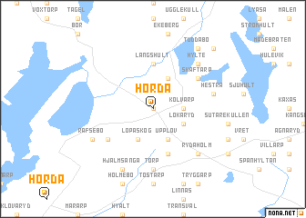 map of Horda