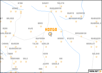 map of Horda