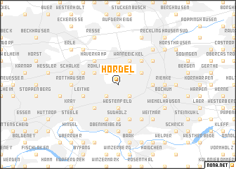 map of Hordel