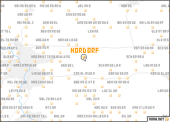 map of Hordorf