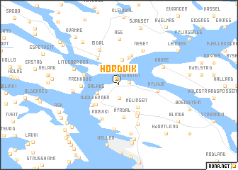 map of Hordvik