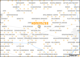 map of Horenszee