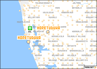 map of Horetuduwa