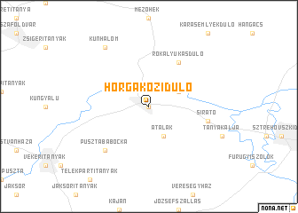 map of Horgaközidůlő