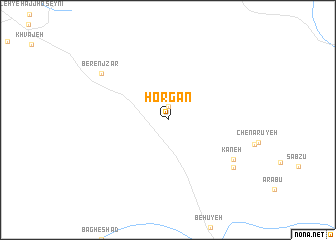 map of Horgān