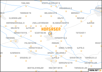 map of Horgasér