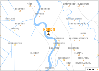 map of Horga