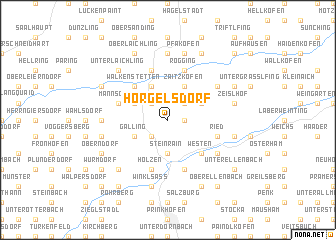 map of Hörgelsdorf