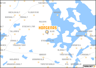 map of Horgenäs