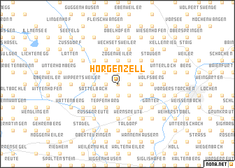 map of Horgenzell