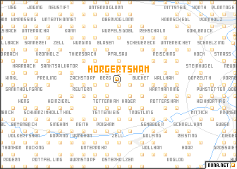 map of Hörgertsham