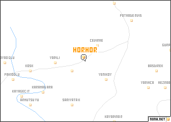 map of Horhor