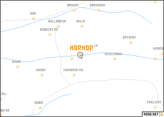 map of Horhor