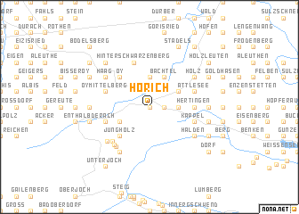 map of Hörich