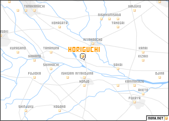 map of Horiguchi