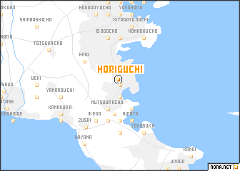 map of Horiguchi