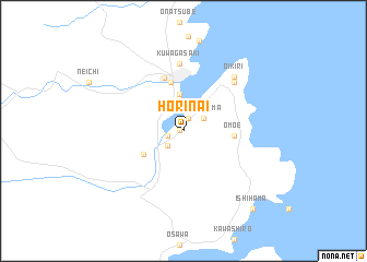 map of Horinai