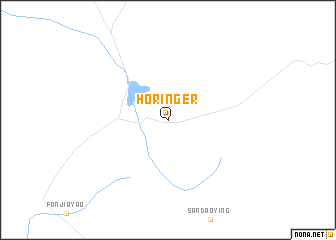 map of Horinger