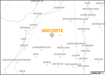 map of Horizonte