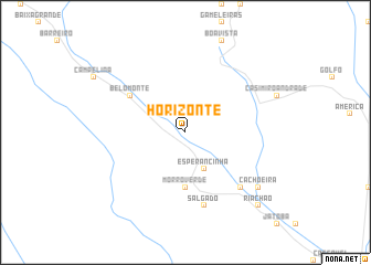 map of Horizonte