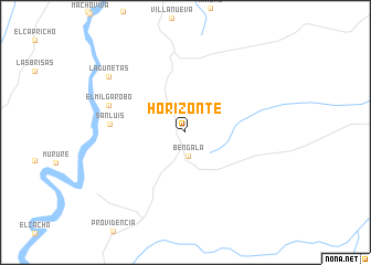 map of Horizonte