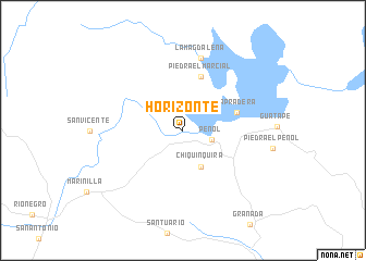 map of Horizonte