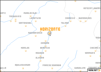 map of Horizonte