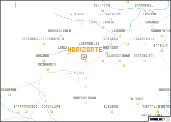 map of Horizonte