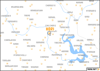 map of Ho-ri