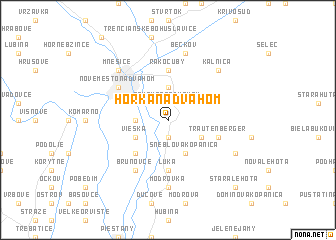 map of Hôrka nad Váhom