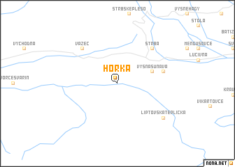 map of Hôrka