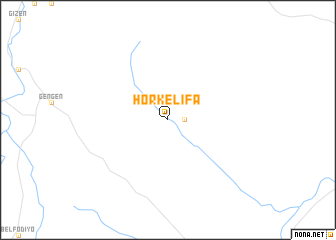 map of Horkēlīfa