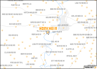 map of Horkheim