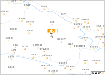 map of Hōrki