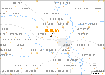 map of Horley