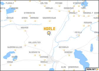 map of Hörle