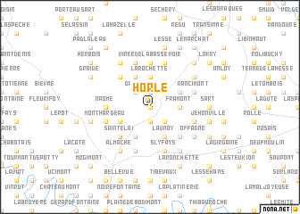 map of Horlé