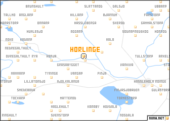 map of Hörlinge