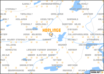 map of Hörlinge