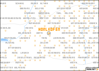 map of Hörlkofen