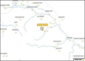 map of Hormā\