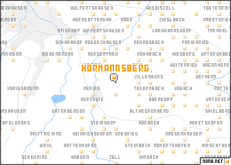 map of Hörmannsberg