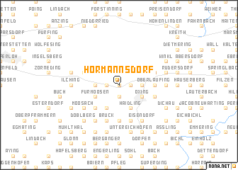 map of Hörmannsdorf