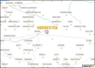 map of Hørmested