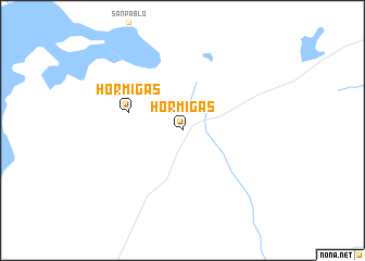 map of Hormigas