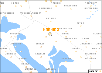 map of Hormiga