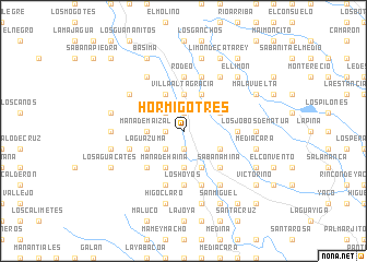 map of Hormigo Tres