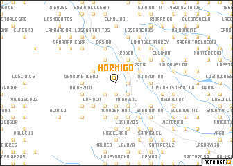 map of Hormigo