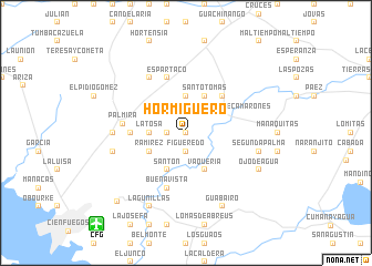 map of Hormiguero