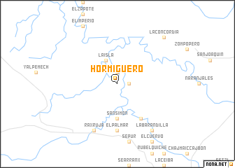 map of Hormiguero